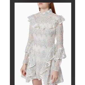 Elliatt White Floral Long Sleeve Dress